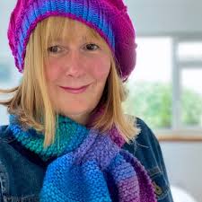 Ladies Fyne Shores Aran Worsted Braided Cable Hat Knitting Pattern