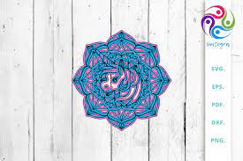 Download 3d Layered Mandala Unicorn Svg Cut File Crella