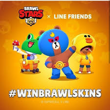 Have you played brawl stars? Skin Primo Carl Leon Brawlstars Line Friends Brawl Mario Characters