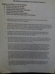 Jul 01, 2021 · types of punnett squares. Biol 366 Mono And Dihybrid Crosses Recitation Problem Chegg Com