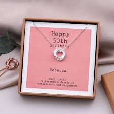 I'll try my best to make you feel proud as i know it'll be the best gift for you. Sterling Silver 50th Birthday Necklace By Attic Notonthehighstreet Com