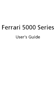 Use of another battery may present a risk of fire or explosion. Acer Ferrari 5000 Series User Manual Pdf Download Manualslib
