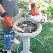 Browse our variety of fountains and bird baths and help boost your curb appeal. Tips On How To Clean A Bird Bath Diy Family Handyman