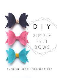 Printable paper bow template make your own package decorations. Diy Felt Bow Tutorial With Free Pdf Pattern Ashes Ivy At Home