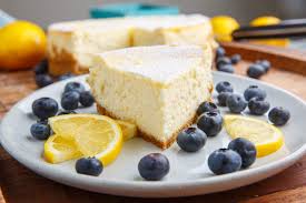 Lemon New York Style Cheesecake With Gingersnap Crust 6 7 Inch Pan Recipe Seasonal Baking Cheesecake Recipes Just Desserts