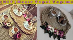 Diy Halat Ipten Ceyizlik Tepsi Yapimi Susleme Nasil Yapilir How To Elisi Fikirleri Kendin Yap Fikirleri Boncuk Isi