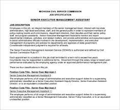 Support the day to day work of the managing director 10 Executive Assistant Job Description Templates Free Sample Example Format Download Free Premium Templates