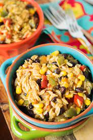 One Pot Tex Mex Orzo Table For Two Recipes Healthy Recipes Tasty Dishes
