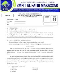 Laporkan kepada pengawas ujian apabila terdapat lembar soal yang kurang jelas, rusak, atau tidak lengkap. Uts English X Fix Linguistic Morphology Linguistic Typology