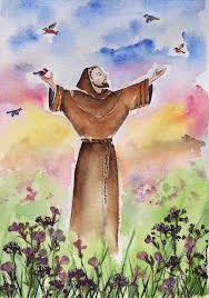 St Francis Of Assisi Art Print By Regina Ammerman Francis Of Assisi St Francis Assisi