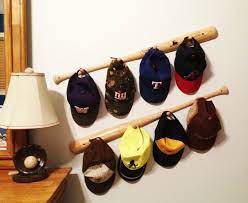 30 Awesome Dorm Room Decor Ideas Money Saving Diy Baseball Room Baseball Bedroom Diy Hat Rack