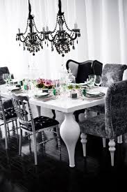Black And White Dining Room Decor From Inspiration To Reality The Film With Images Dining Room Remodel Black And White Dining Room Home Decor