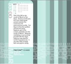 March Pantone Color Meanings Pantone Color