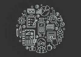 Financial Accounting And Bookkeeping Line Icon Set Financial Accounting Accounting Accounting Quotes Inspiration