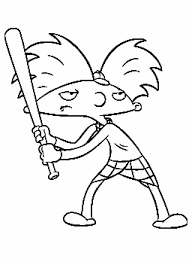 Fourth grader, arnold, lives with his grandparents, phil and gertie. Hey Arnold Coloring Pages Sketch Coloring Page Coloring Home