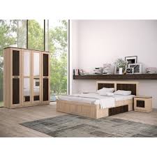 Dedeman Pat Dormitor Adam Matrimonial Cu Sertar Stejar Bardolino Sonoma Dark 140 X 200 Cm 4c Dedicat Planurilor Tale Home Furniture Room