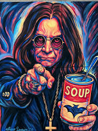 My completed tribute art for Ozzy @shopsatwestend for the West End Chalk  Fest! Thank goodness I was able to beat the heat. RIP Ozzy- thank you for  your rockin' music and all