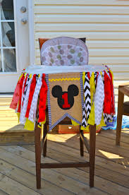 Mickey Mouse Decoration For High Chair Mickey 1st Birthdays Mickey Mouse First Birthday Mickey Mouse 1st Birthday