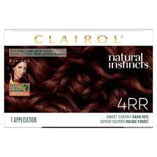 Natural Instincts Clairol Demi Permanent Hair Color 4rr Dark Red 1 Kit In 2021 Clairol Natural Instincts Semi Permanent Hair Color Permanent Hair Color