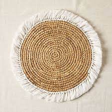 Woven Rattan Placemat Woven Placemats Rattan Placemats Baskets On Wall