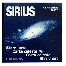 Freemedia Harta Cerului Hartă Stelară Mare Sirius