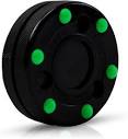 Amazon.com : Green Biscuit Roller Hockey Puck- NHL Official Off ...