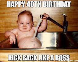 Great collection of happy birthday gifs for her. 40 Funniest Birthday Memes For Anyone Turning 40 Sayingimages Com