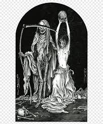 This was first expressed clearly in paintings around five hundred years ago, and was revived during the late nineteenth century. Death And The Maiden Drawing Art Macabre Ink Painting Poster Monochrome Png Pngegg