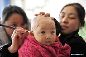 I really want to that cute baby hair edge but my baby hair too long n light to do it n to and to short to have it up clean it always a mess plus it doesn't have as much hair on the edge so it looks funny what should i do so it can look like this!! The First Haircut In China Nomadbarber