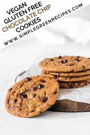 Vegan Gluten Free Chocolate Chip Cookies Recipe In 2021 Gluten Free Chocolate Chip Gluten Free Chocolate Chip Cookies Holiday Dessert Recipes