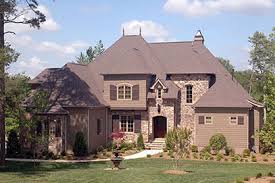 The interior floor plan features approximately 2,329 square feet of living space with four bedrooms and two plus baths on the main floor. French Country House Plans For A 2 Story 4 Bedroom Home