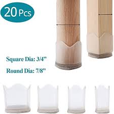 Chair leg floor protectors, warmhut 16pcs transparent clear silicone table furniture leg feet tips covers caps, felt pads, prevent scratches, wood floor protector (square) 4.2 out of 5 stars. Chair Leg Floor Protector Silicone Leg Caps Furniture Felt Table Feet Covers Fit For Both Round Squ Best Wood Flooring Chair Leg Floor Protectors Wood Floors