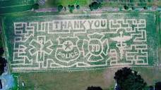 Mass. farm pays tribute to first responders with corn maze design