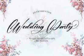 Its characters dance along the baseline while it still has an elegant touch. Wedding Party Font Dafont Com