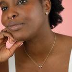 14k Gold Plated Triangle Stud Earring Set with Amethyst Gemstone Clay