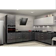 Sleek the kitchen specialist provides the best modular kitchen material & products in india. Sleek World L Shape Modern Pvc Modular Kitchen Kitchen Cabinets Rs 130000 Unit Id 21038804430