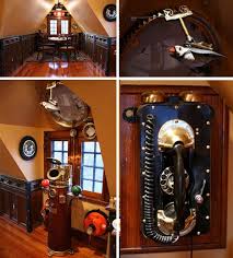 Amazing Room And Bedroom Decor Ideas For All Steampunk Enthusiast Steampunk House Steampunk Interior Steampunk Home Decor