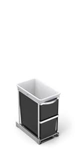 The installation process is lightning fast and incredibly simple. Amazon Com Simplehuman 30 Liter 8 Gallon Under Counter Kitchen Cabinet Pull Out Trash Can Heavy Duty Steel Frame Home Kitchen