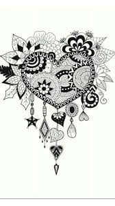 Pin By Coloring Pages For Adults On Hearts Love Colouring Coloring Pages Zentangles Dream Catcher Coloring Pages Coloring Pages Mandala Coloring Pages