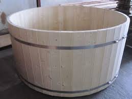 Badebottich 140 Cm Badefass Badebecken Badezuber Holz Bausatz Wasserfass Fass Heimwerker Sauna Schwimmbecken Sonstige Ebay Diy And Crafts