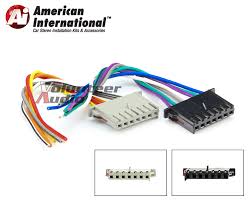 Feeldo 10pcs car audio stereo wiring harness adapter plug for jeep wrangler/compass oem factory radio cd/dvd #4050. Chrysler Dodge Jeep Reverse Wiring Harness Car Stereo Install Factory Radio Plug Ebay