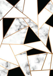 Black And White Geometric Wallpaper Hd Wallpaper Abstract Geometric Marbe Golden And Marble Black And White In 2020 Marble Iphone Wallpaper Marble Wallpaper Phone White Background Wallpaper