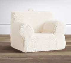 cream sherpa oversized anywhere chair r slipcovers for chairs pottery barn kids chairs rocking chair nursery