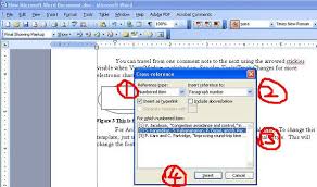 Works cited anderson, peggy king. Using Cross Reference In Ms Word