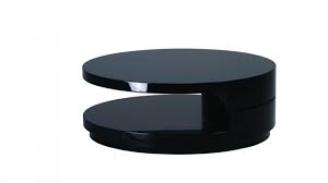 This black glass coffee table can be manufactured in bespoke sizes. Round Black High Gloss Coffee Table Homegenies