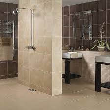 Elegent Light Brown Tile For Guest Bathroom Salle De Bain Maison Bains