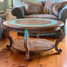 Boho Coffee Table In Copper Patina Rusted Iron With Images Coffee Table Coffee Table Vintage Chic Living Room Furniture