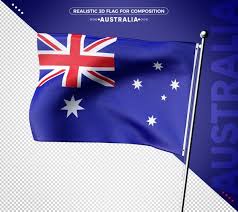 Australia 3d Flag With Realistic Texture Flag New Zealand Flag Flag Icon