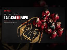 Altamente estilizado, en el estilo de quentin tarantino, un genio con gafas. Key Visual For Netflix Series La Casa De Papel By PÊŒulo F3v3r3iro On Dribbble