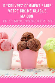 Decouvrez Comment Faire Votre Creme Glacee Maison En 10 Minutes Seulement Creme Glacee Maison Creme Glacee Recettes De Glaces Maison